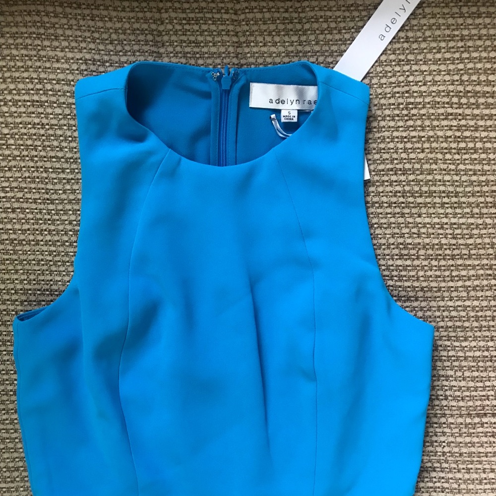 Blue Halter Dress - Adelyn Rae